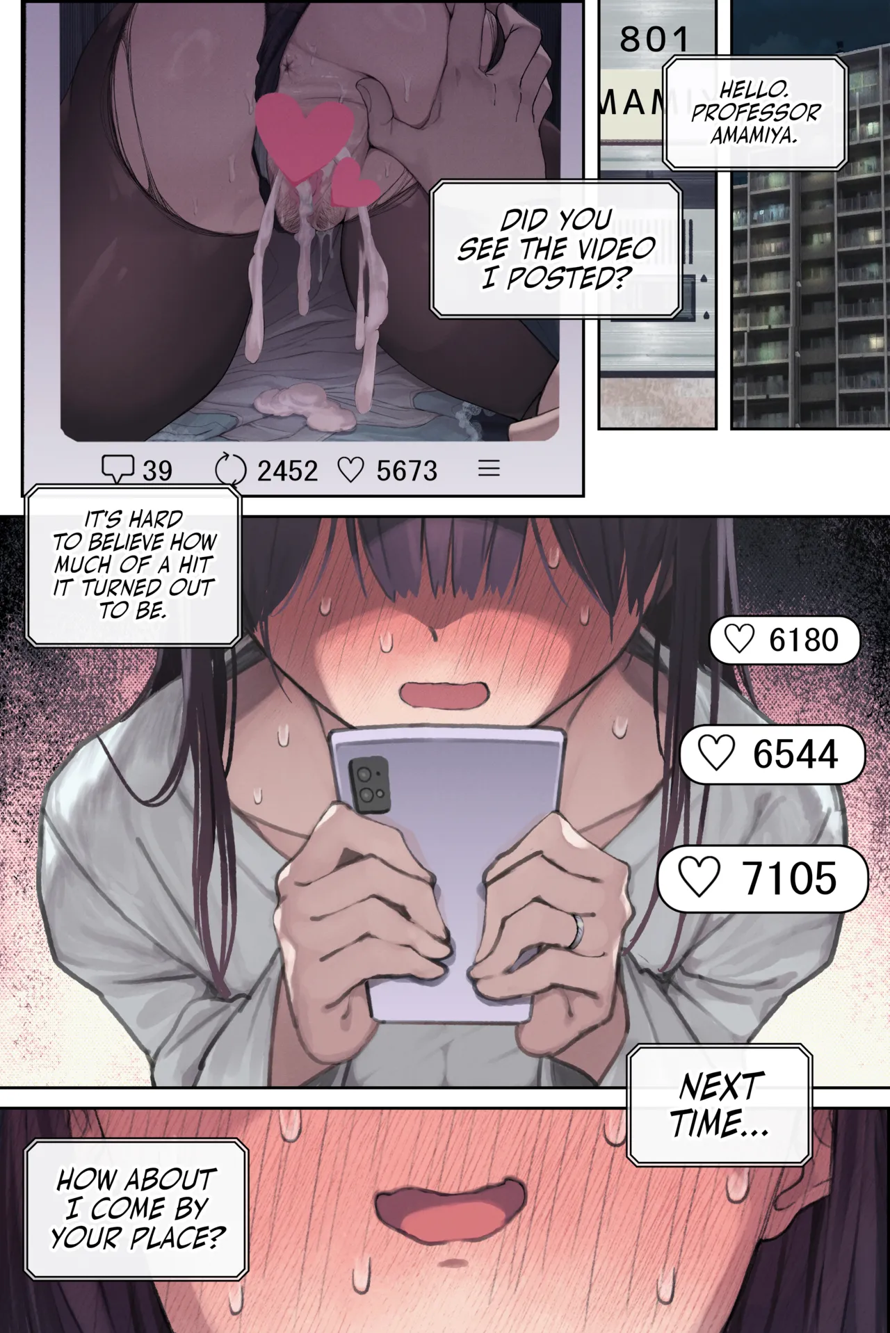 Hentai Manga Comic-Touko Amamiya: Wife, Scholar, Professor in HEAT-Read-56